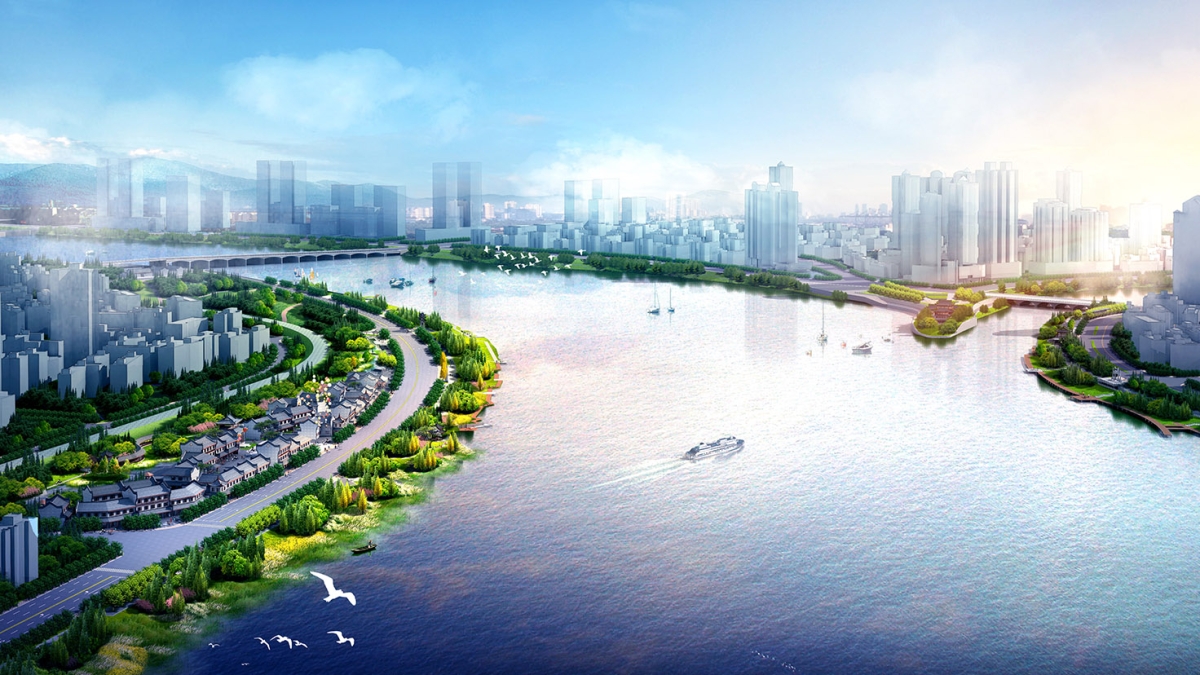 衡陽市濱江新區(qū)耒水以南沿江風(fēng)光帶景觀、濕地公園、道路工程